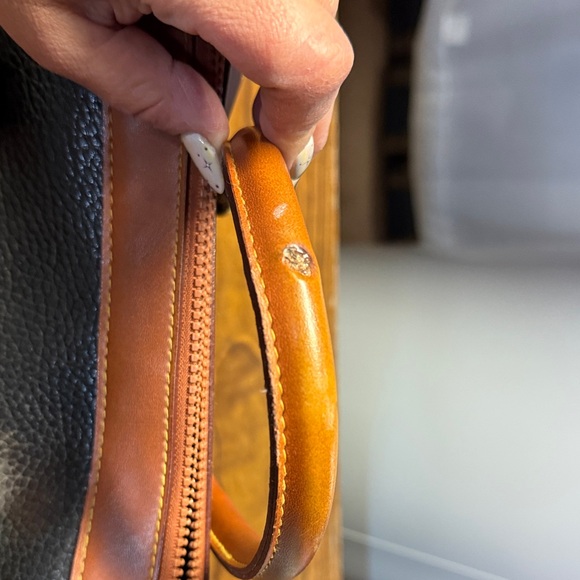 Dooney & Bourke Black and Brown Shoulder Bag - Picture 4 of 4